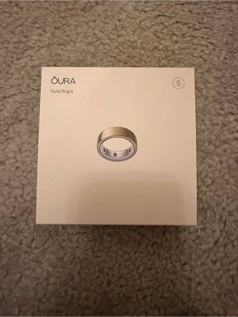 Oura Ring 4  size 5- Gold